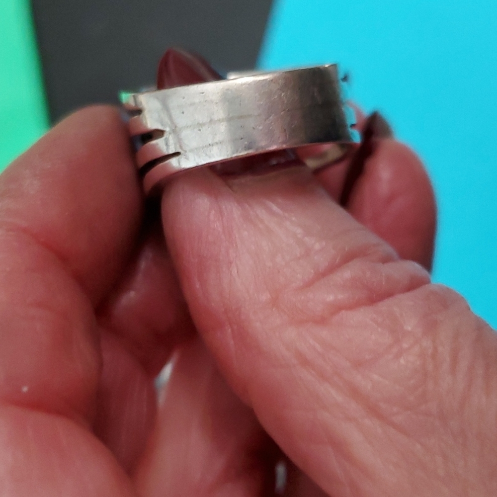 Sterling silver statement Grill Ring mexico 925 beautiful - Picture 3 of 5